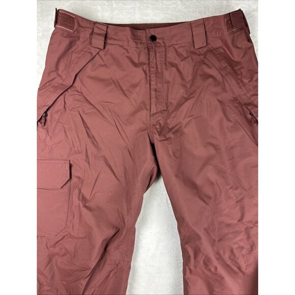 The North Face Men's Insulated DryVent Ski/Snow Pants Reddish Brown XL Winter - Picture 4 of 12